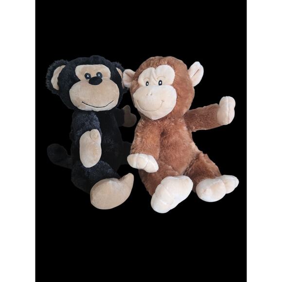 Progressive Plush Monkeys Elliot And Mayes - Picture 1 of 3